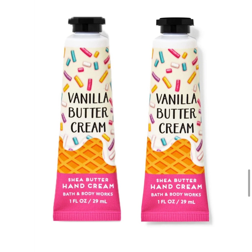2 for $20 💋 B&BW SET OF TWO Vanilla Butter Cream hand cream